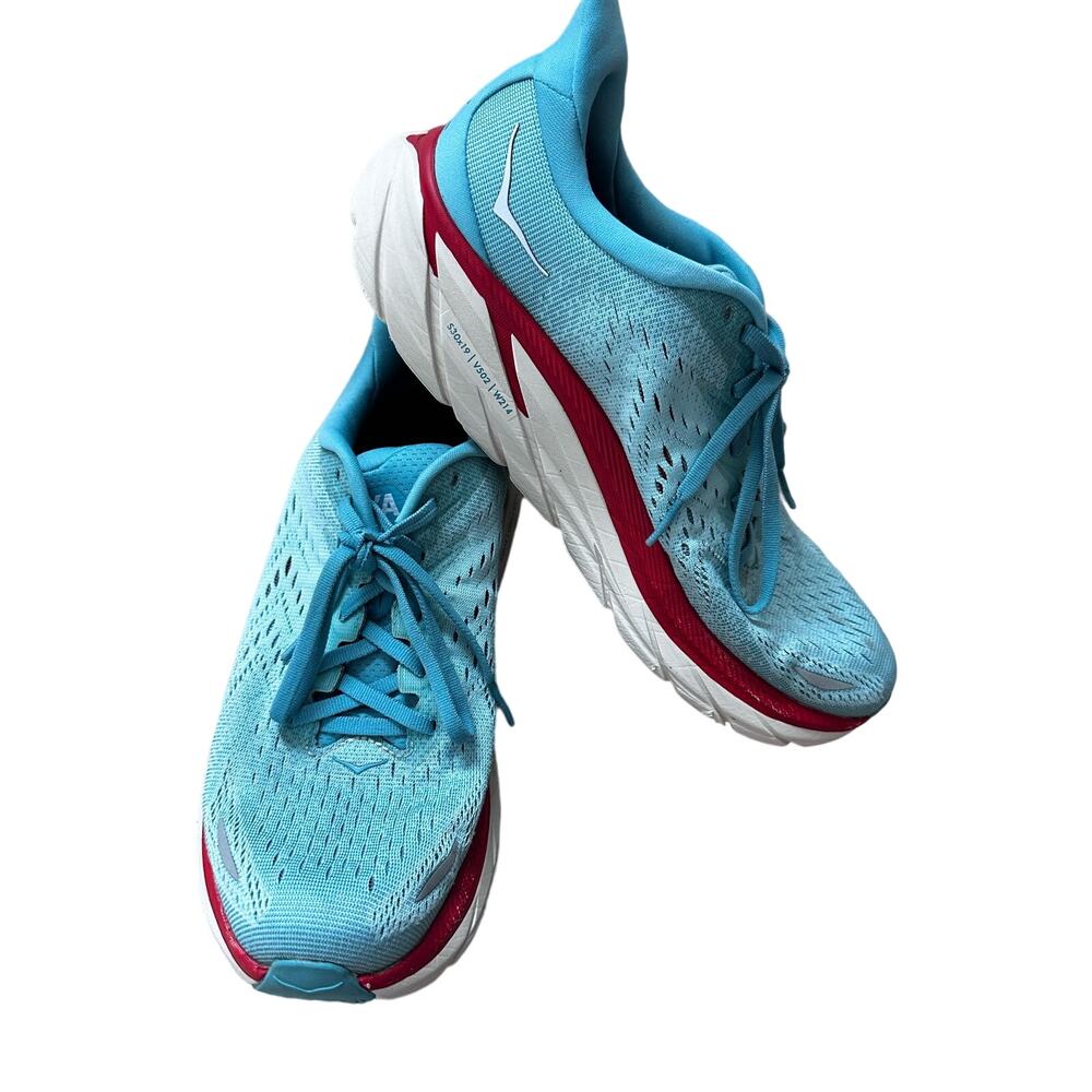 Hoka|One One‎ Clifton 8|Teal/Orange|SZ 9